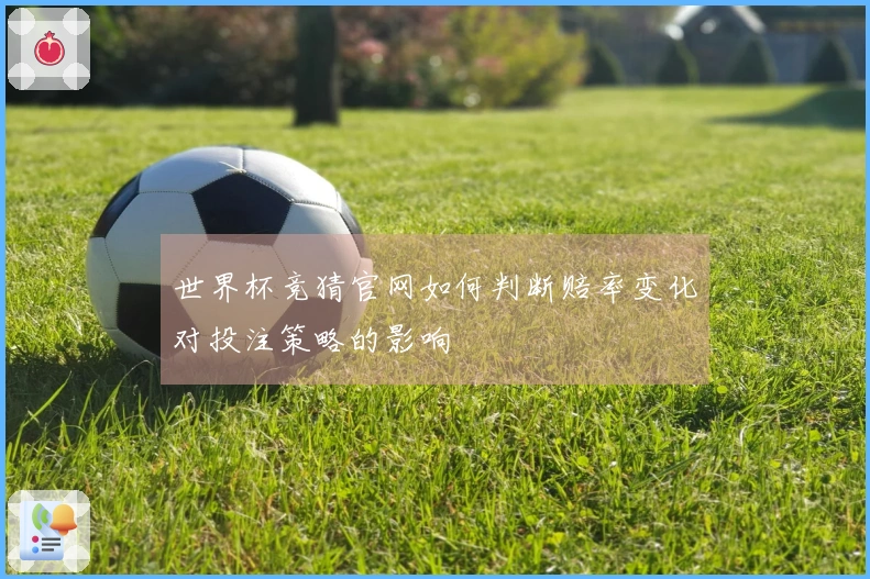 世界杯竞猜官网如何判断赔率变化对投注策略的影响